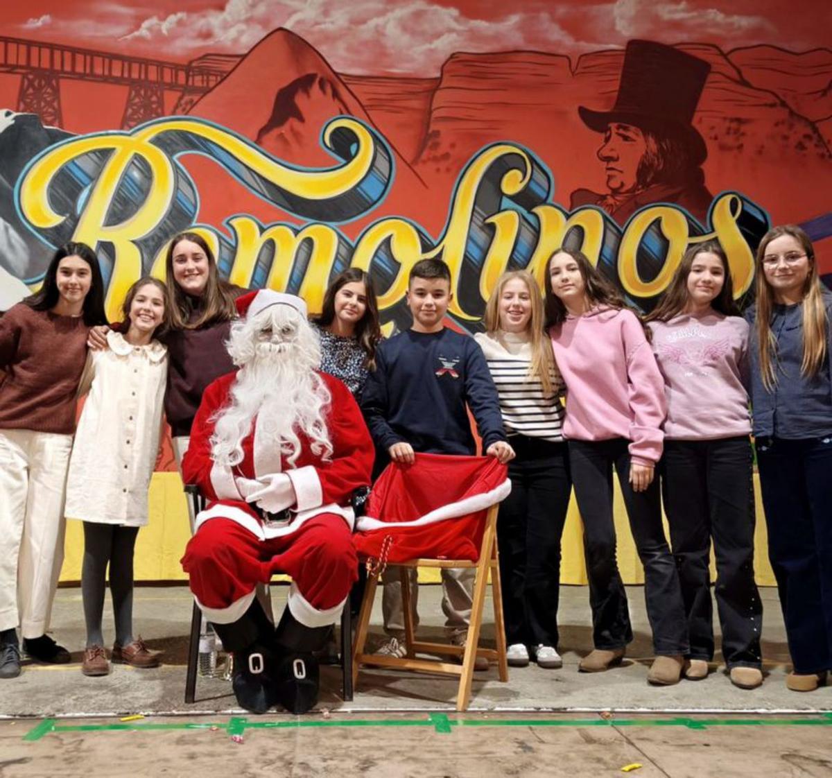 Papá Noel visitó a los más pequeños.  | SERVICIO ESPECIAL