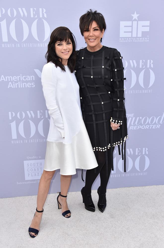 Gala Power 100 Women in Entertaiment, Selma  Blair y Kris Jenner