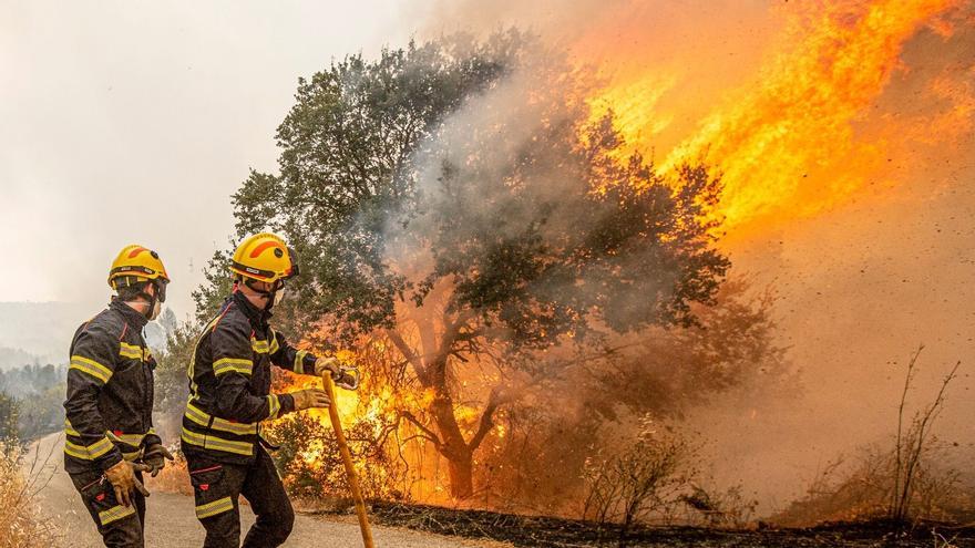 Así es el incendio de la Vall d'Ebo desde dentro