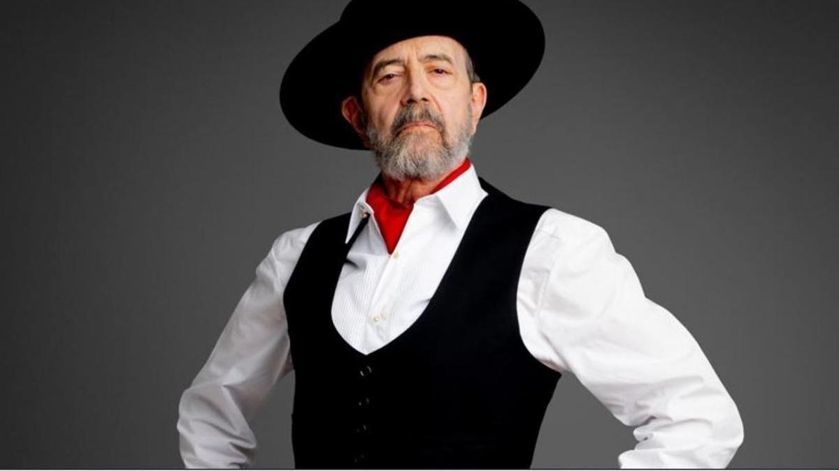 Miguel Rellán, caracterizado para la obra