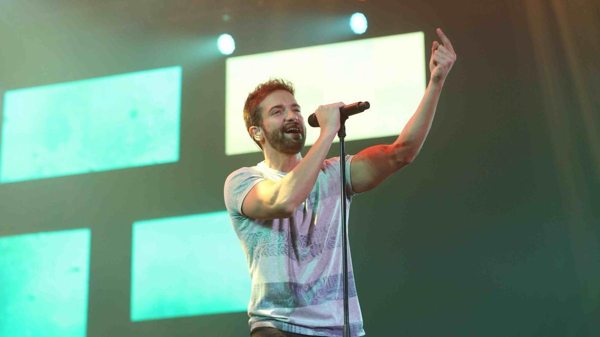 Pablo Alborán, en el Palu Sant Jordi en el 2015