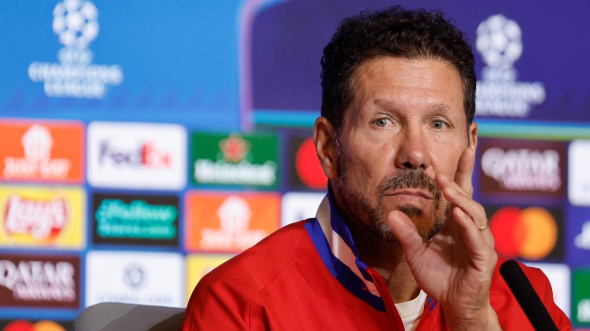 Diego Simeone, entrenador del Atlético de Madrid