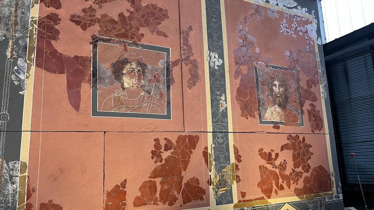 Pinturas del Parque Arqueológico de Complutum en Alcalá de Henares