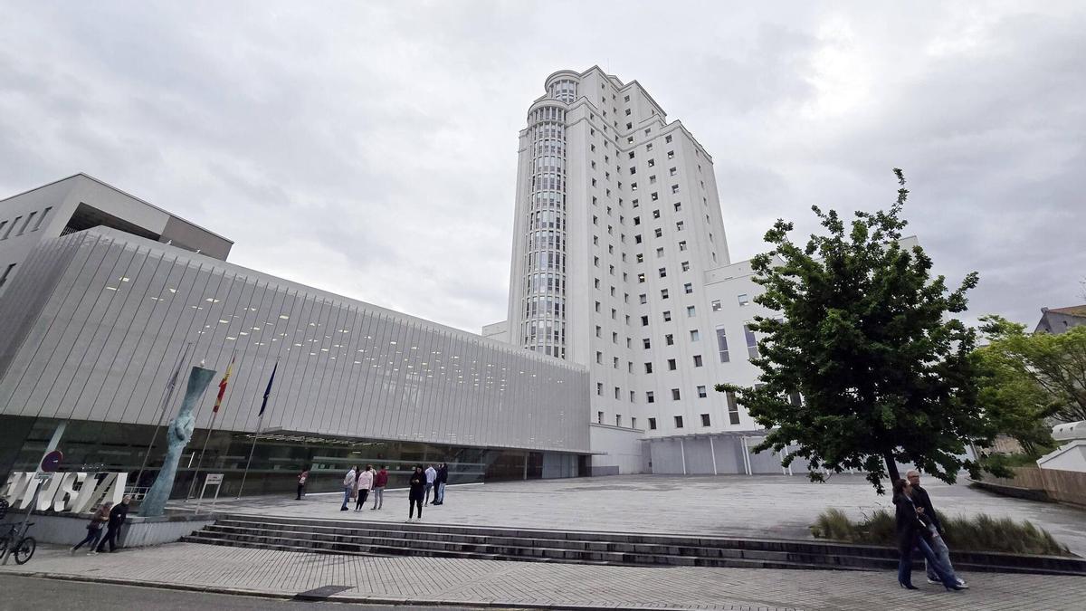 Vista exterior de la Ciudad de la Justicia de Vigo