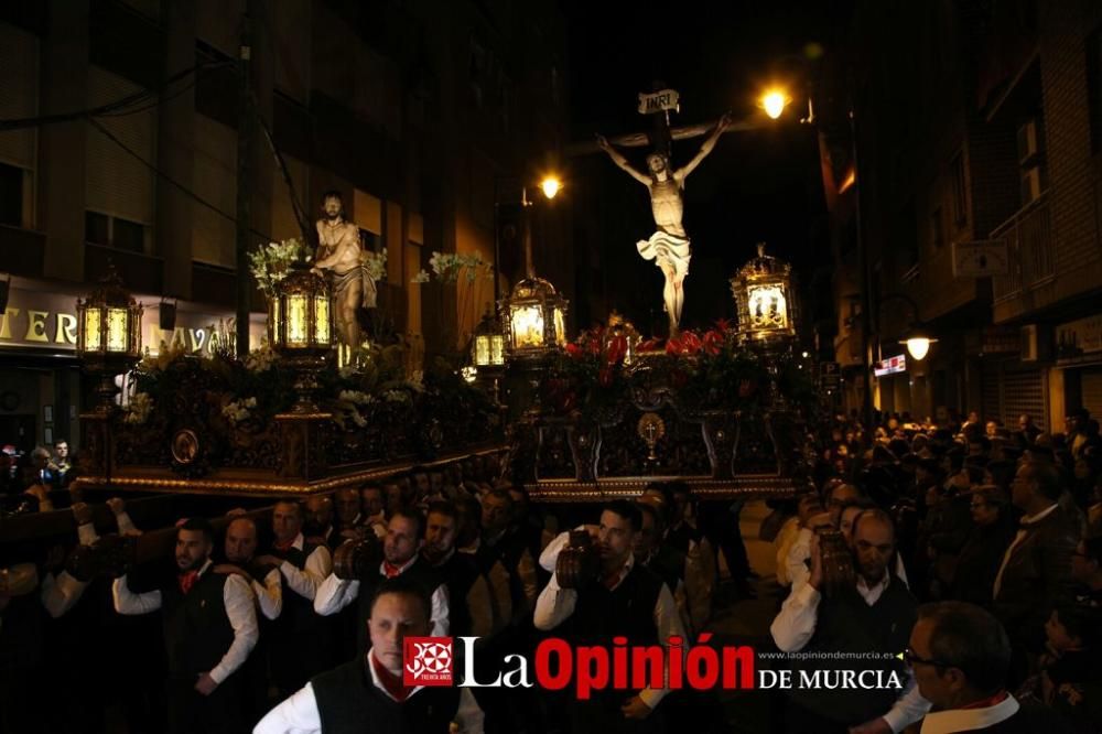 Encuentro en Lorca del Cristo de la Sangre, Señor de la Penitencia y la Virgen de la Soledad