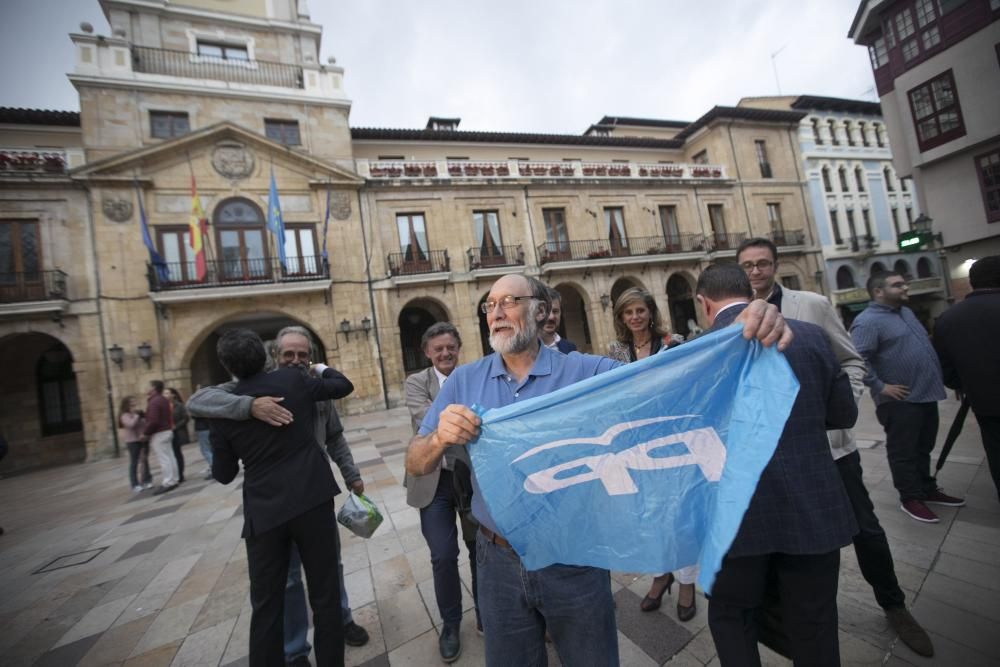 Pleno de elección de Alfredo Canteli