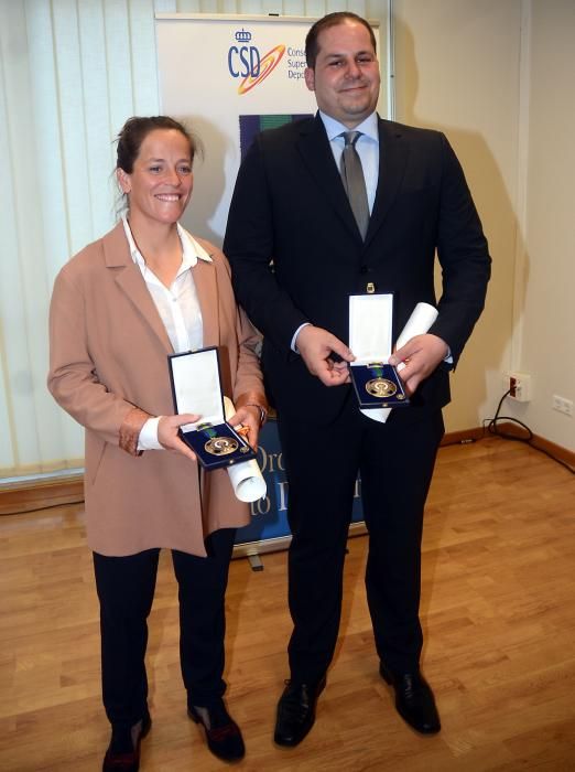 David Gómez y Lourdes Domínguez, orgullo gallego