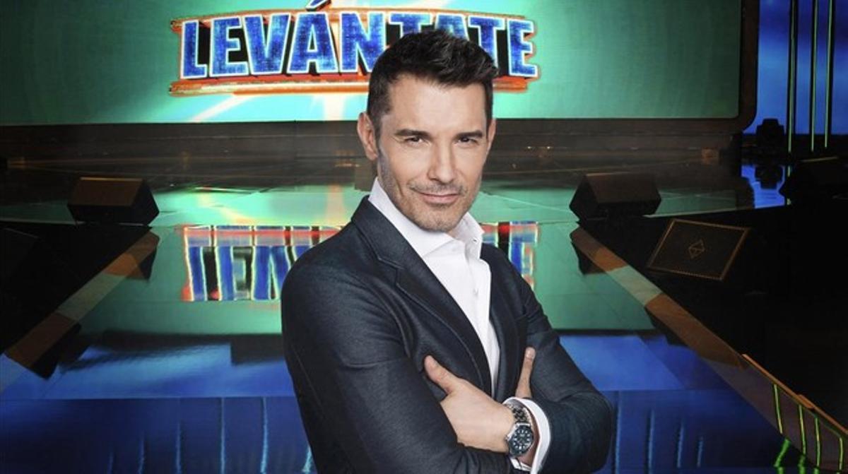 Jesús Vázquez, presentador del concurs ’Levántate’, de Tele 5. Jesús Vázquez, presentador del concurs ’Levántate’, de Tele 5.