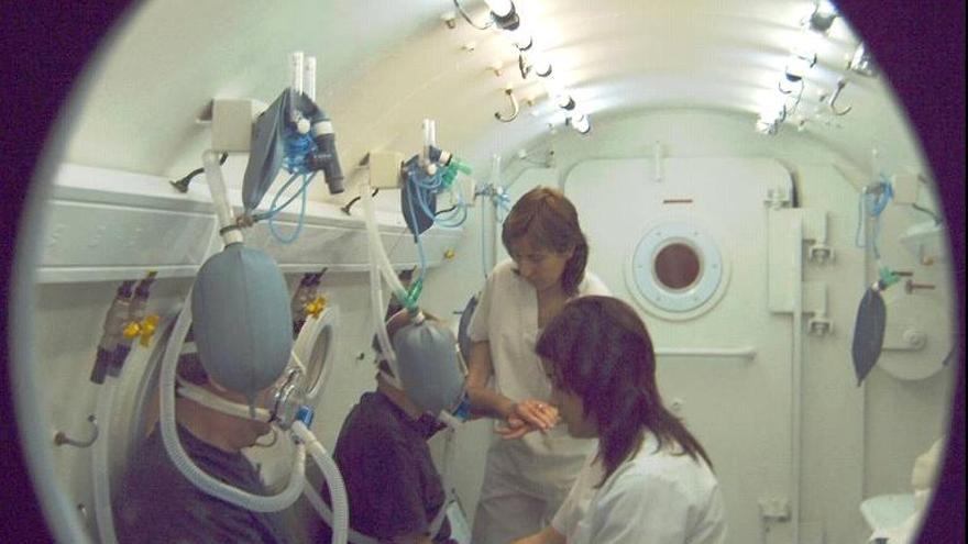 El Hospital Provincial de Castelló quiere reactivar la cámara hiperbárica