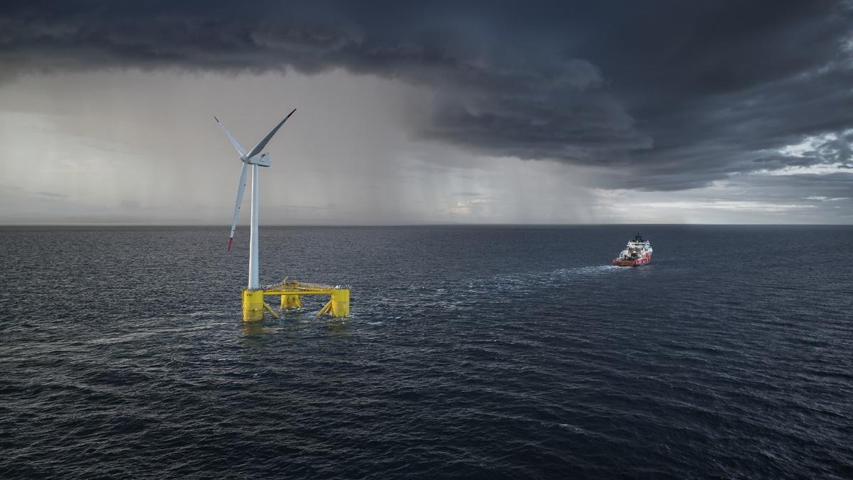 El parque eólico flotante más grande del mundo empieza a producir