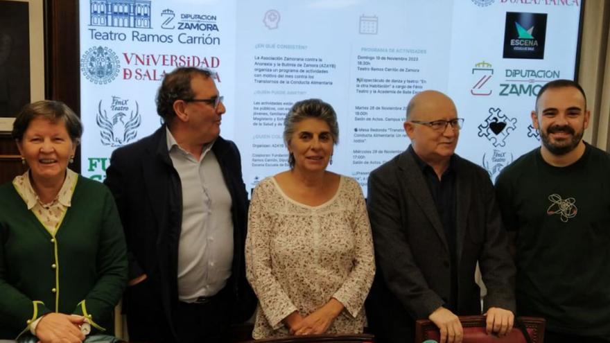Victoria López, Narciso Prieto, Pasión Guzmán, Francisco Cuadrado y David Martín.