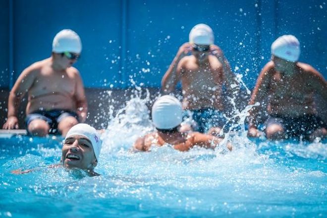 Campamento de verano con la participación de 150 niños en el Colegio Miguel Pintor