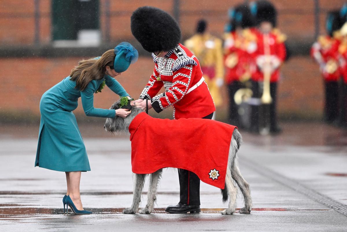 El Príncipe Guillermo y Catalina, Principes de Gales, asisten al Desfile del Día de San Patricio