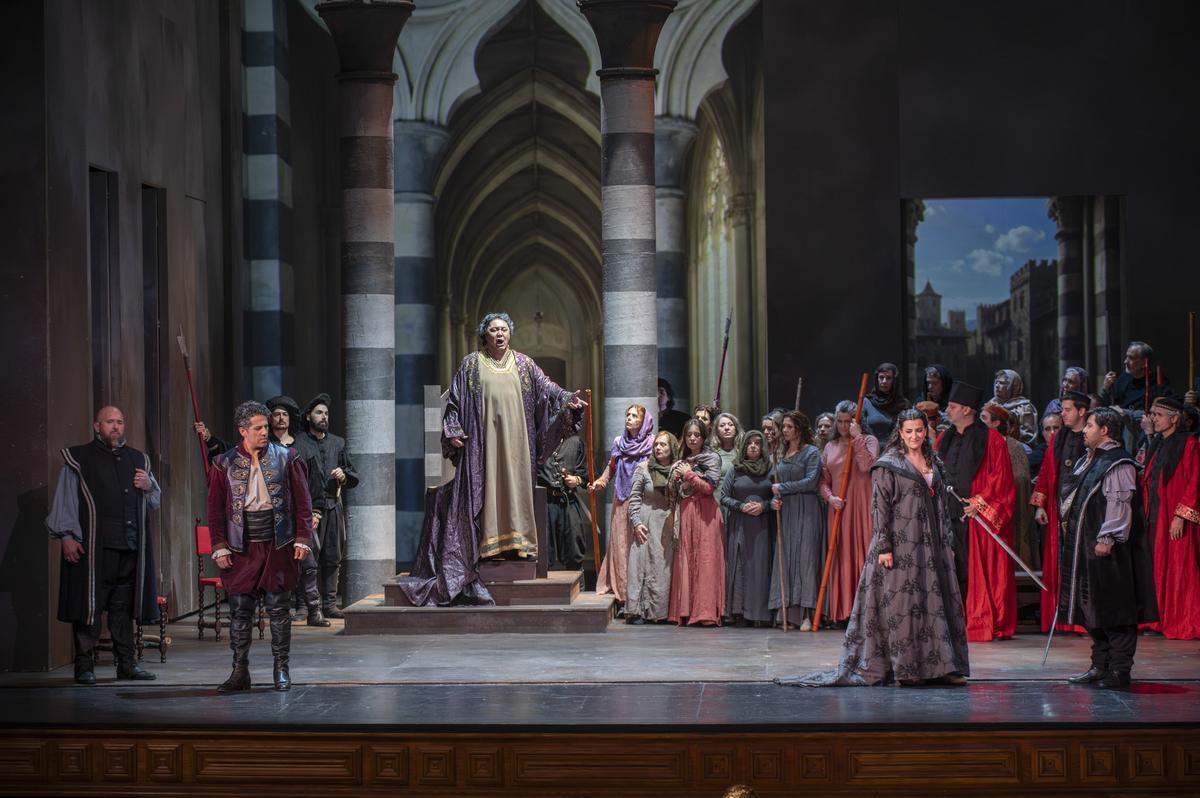 Ensayo general de Simón Boccanegra, tercer título de la 59º temporada de ópera de Las Palmas de Gran Canaria
