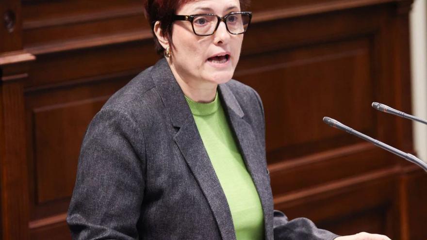 La consejera de Bienestar Social, Candelaria Delgado.