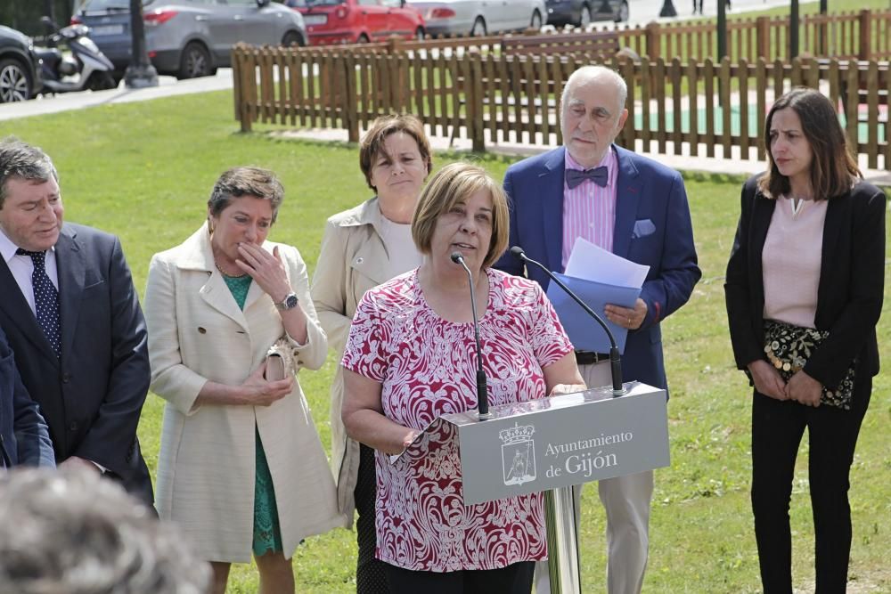 Inauguración del parque Alejo Caso en La Guía