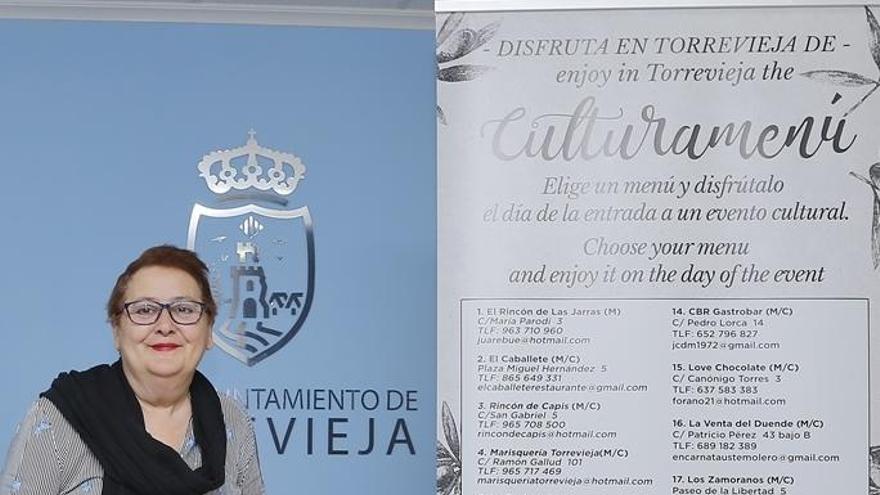 Imagen de la presentación de Culturamenú por parte de Manuela Osuna