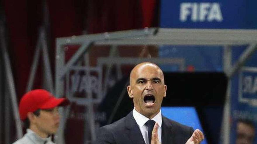 Roberto Martínez, durante el partido contra Brasil.