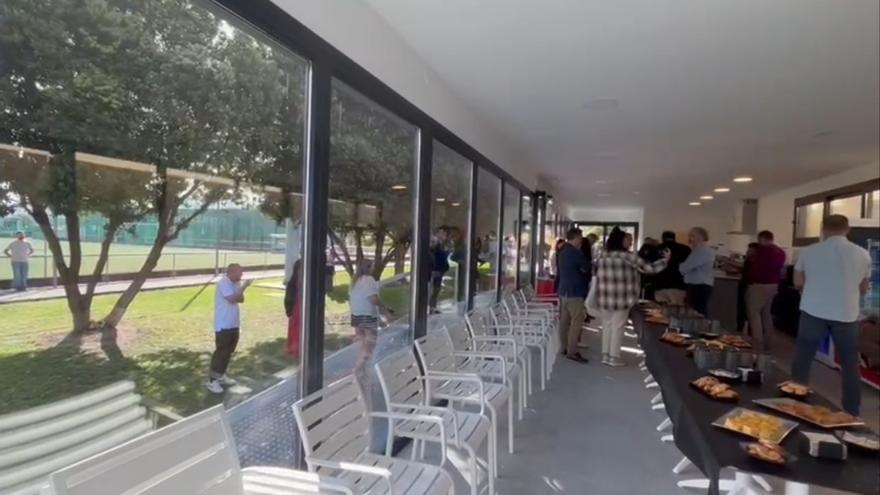 Inauguración de la cafetería de la Torre