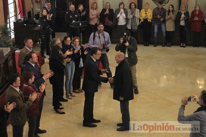 Homenaje a los policías locales jubilados en Murcia