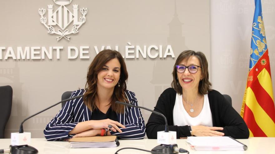 Sandra Gómez y Silvia Andrés.