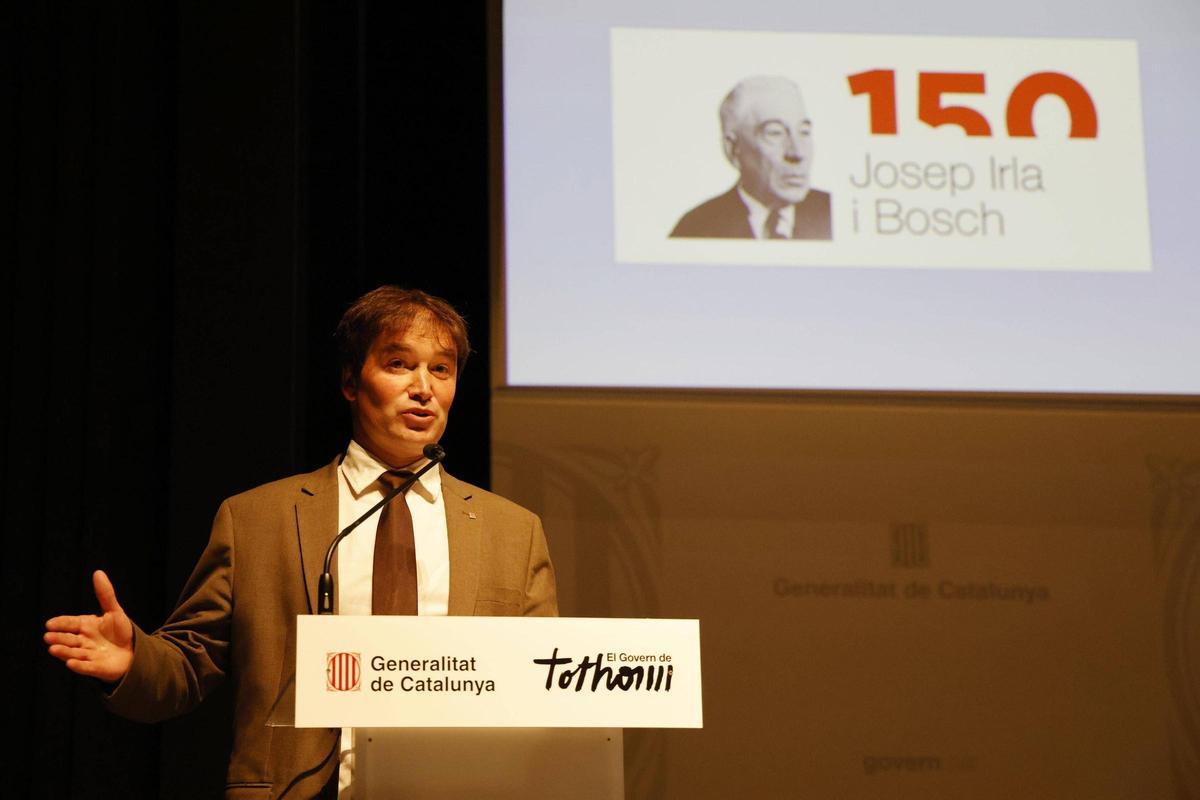 Les imatges de la conferència inaugural de l'Any Josep Irla a Girona Les imatges de la conferència inaugural de l'Any Josep Irla a Girona