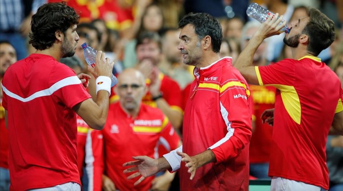 jmdiaz45040487 tennis   davis cup   world group semi final   france v spain180915172206