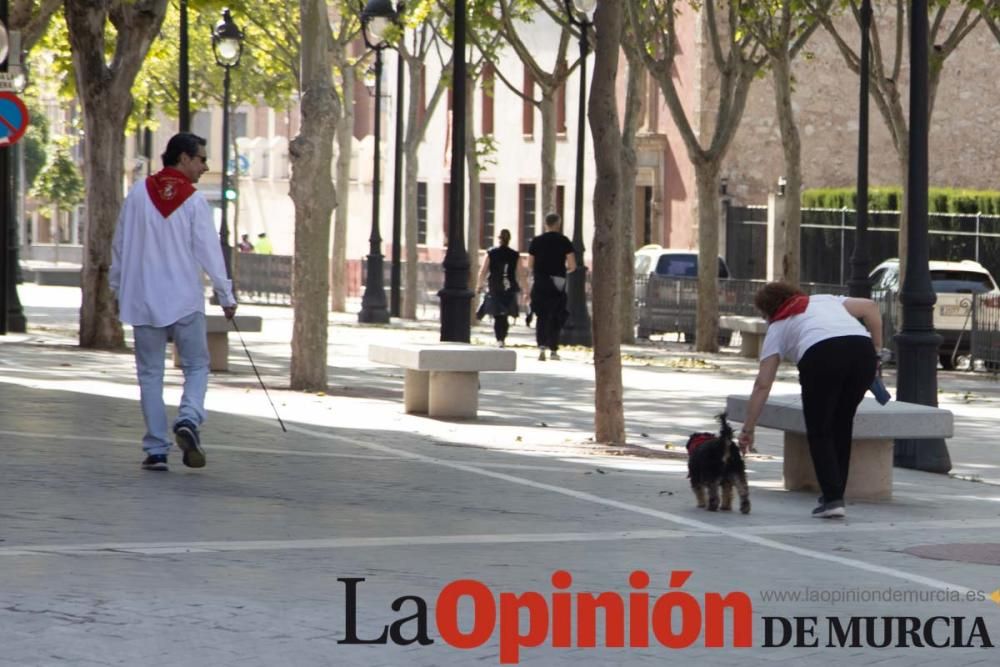 Desescalada en Caravaca: Los 'runners' se ataviaro