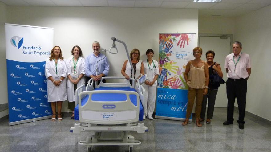 La Fundació Roses Contra el Càncer dona un llit a l&#039;Hospital de Figueres