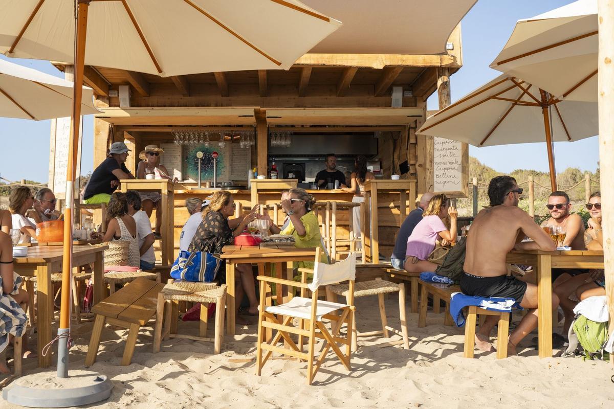 Quiosco chiringuito Formentera amagatai