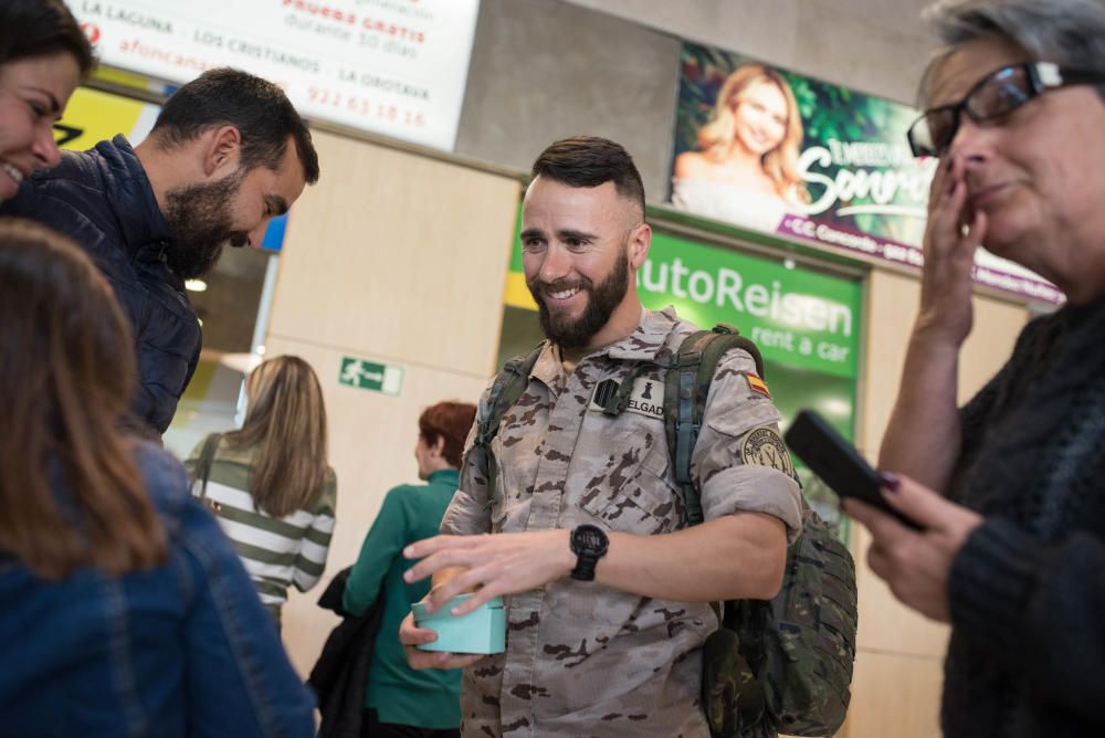 Regreso de militares en misión en Irak