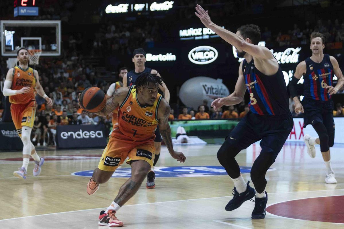 Partido Valencia Basket- F.C.Barcelona
