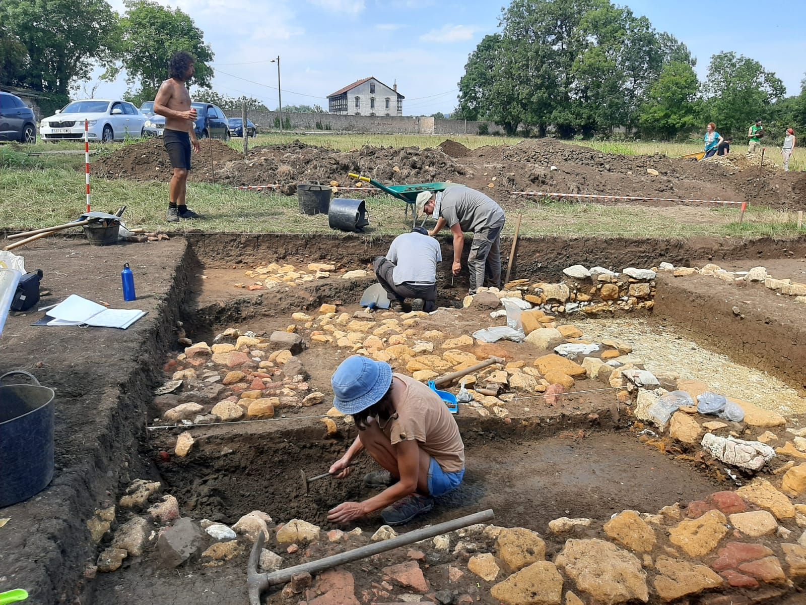 El yacimiento arqueológico Lucus Asturum, en Posada de Llanera: los expertos descubren que durante 400 años hubo población romana asentada allí