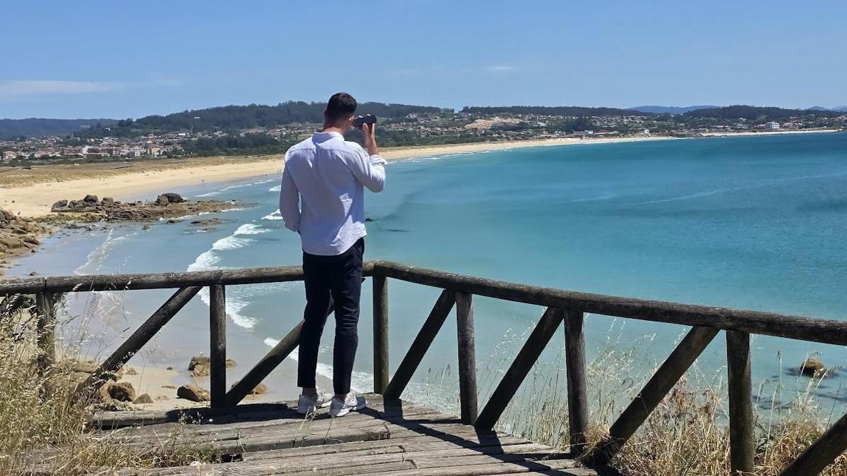 La playa de A Lanzada, una de las equipadas con baños.
