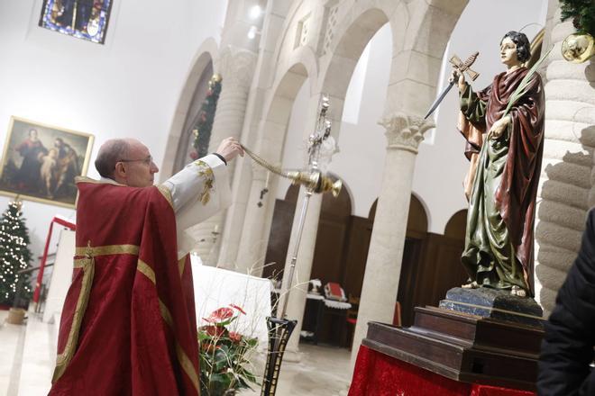 EN IMÁGENES: Somió celebra a su patrón San Julián con la tradicional procesión y comida popular: "Hace unión entre los vecinos"