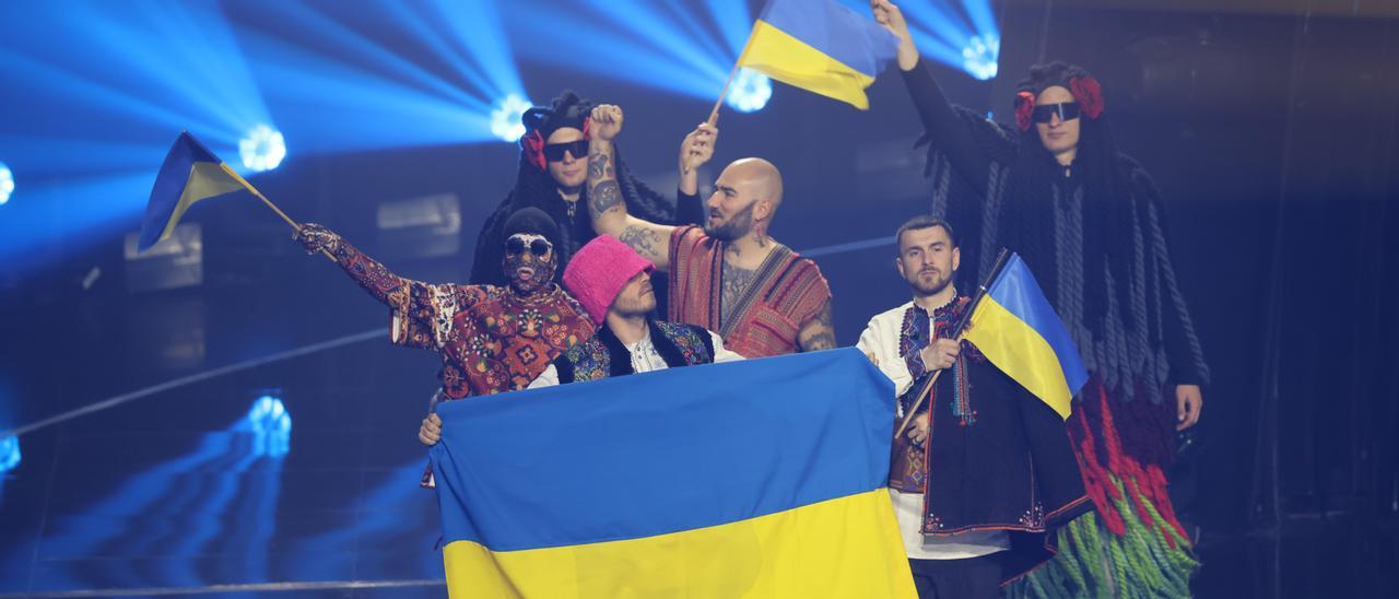 Los representantes de Ucrania en Eurovisión, Kalush Orquestra.