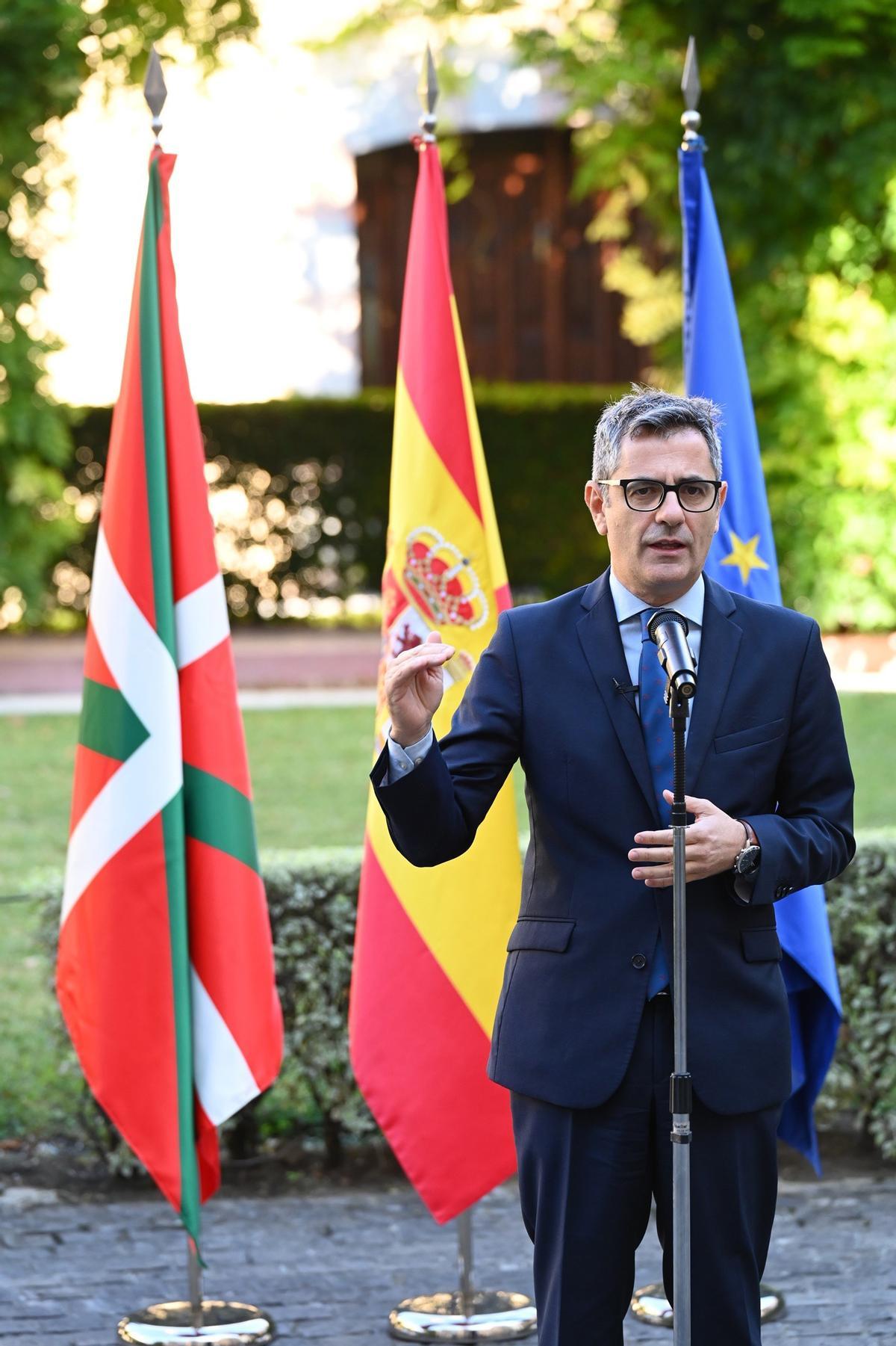 El ministro de Justicia, Félix Bolaños.