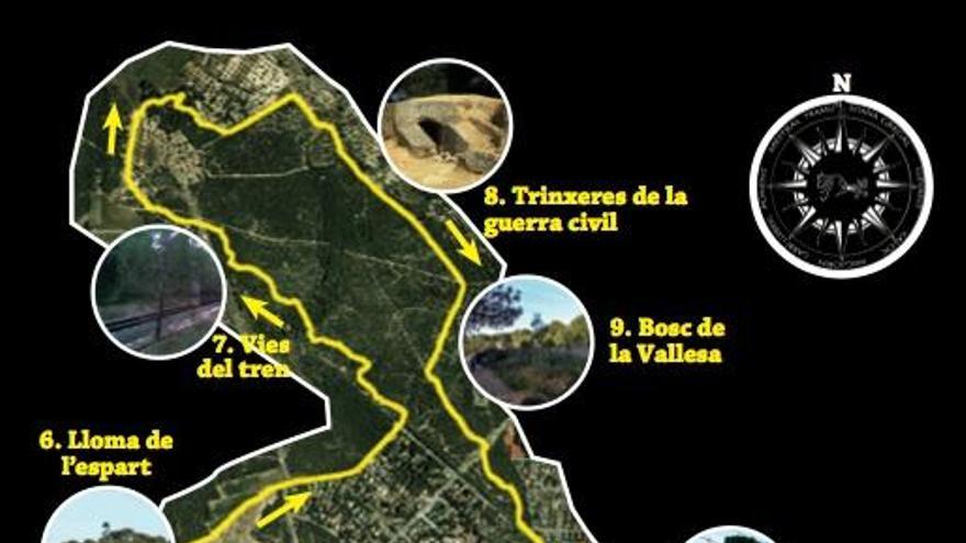 Mapa del PR de la Canyada