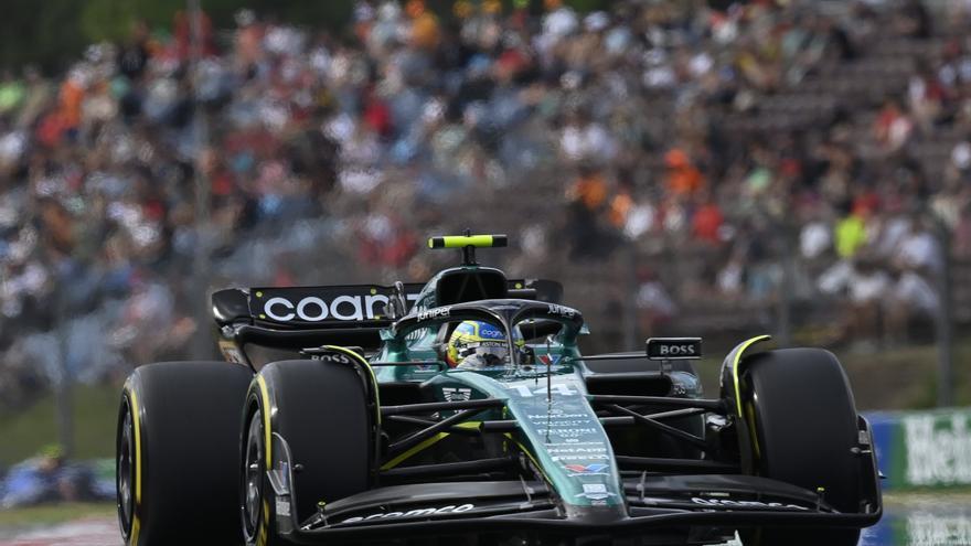 Alonso y Sainz saldrán noveno y cuarto en el GP de Bélgica