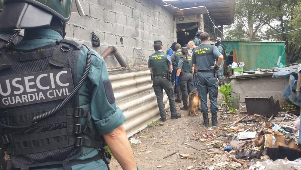 Nuevo golpe al tráfico de drogas en O Vao con varios detenidos
