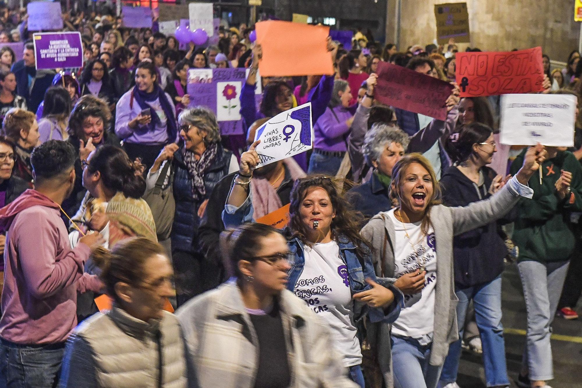 Manifestación del 8M en Las Palmas de Gran Canaria