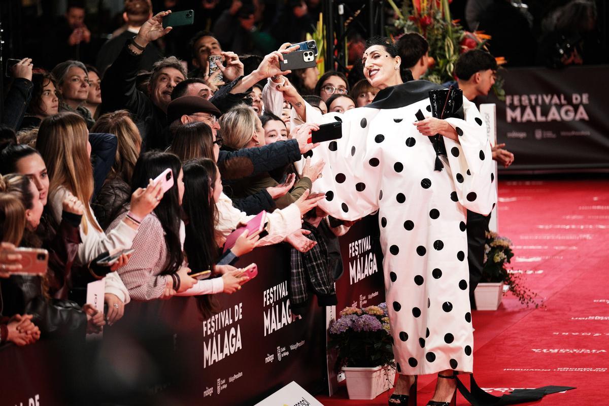 La gala de entrega del Premio Málaga a Rossy de Palma