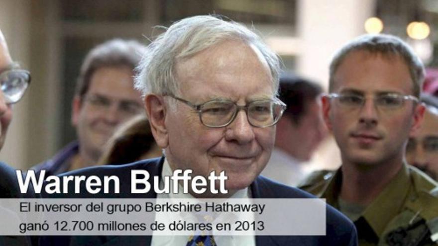 Warren Buffett, el ejecutivo que más dinero ganó en 2013