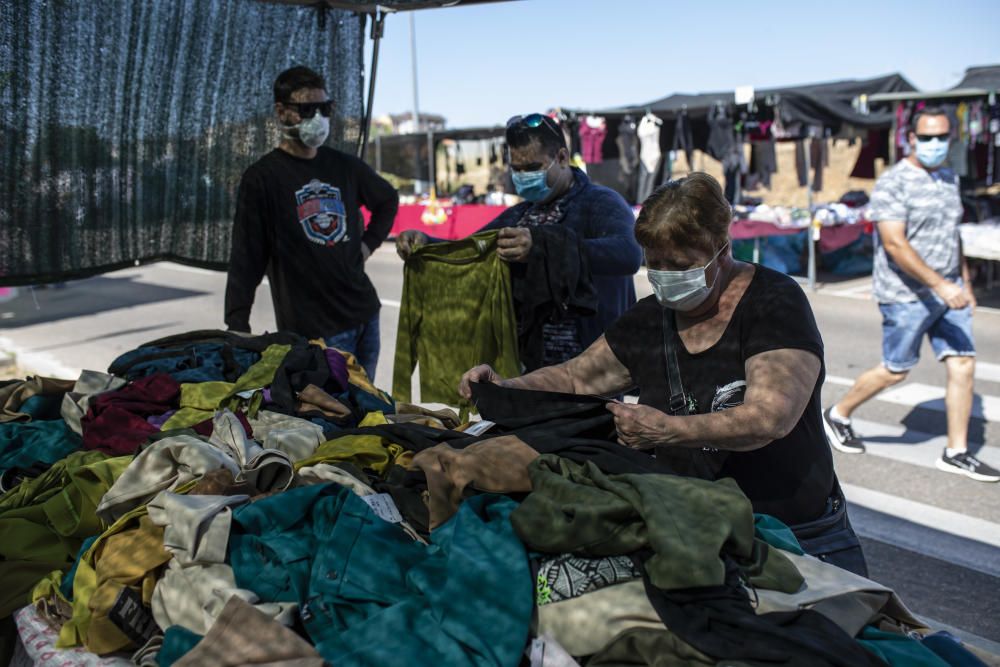 Mercadillo de la nueva normalidad en Zamora