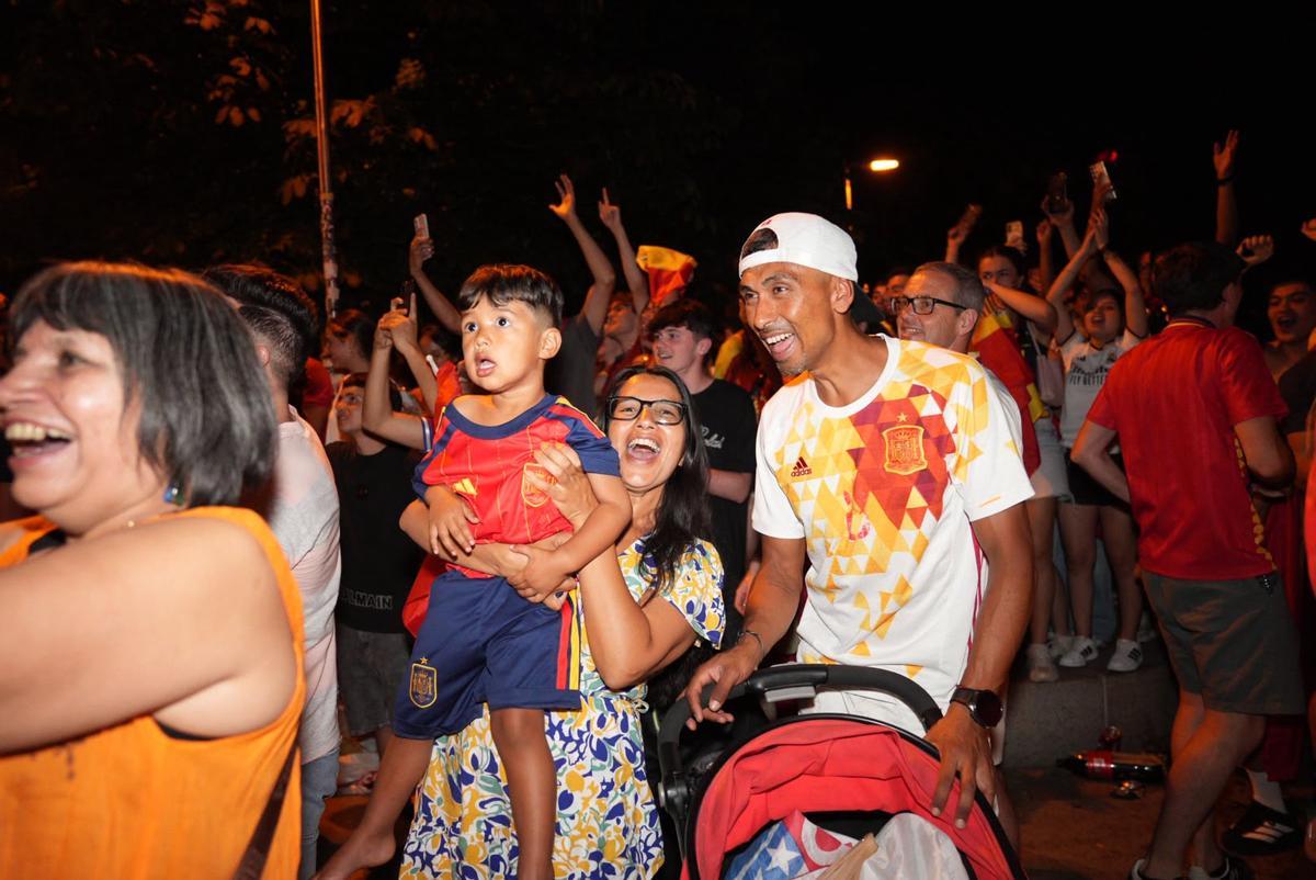 La celebración en Madrid del segundo Mundial ganado por España, en imágenes La celebración en Madrid del segundo Mundial ganado por España, en imágenes
