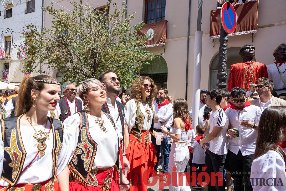 Moros y Cristianos en la mañana del dos de mayo en Caravaca