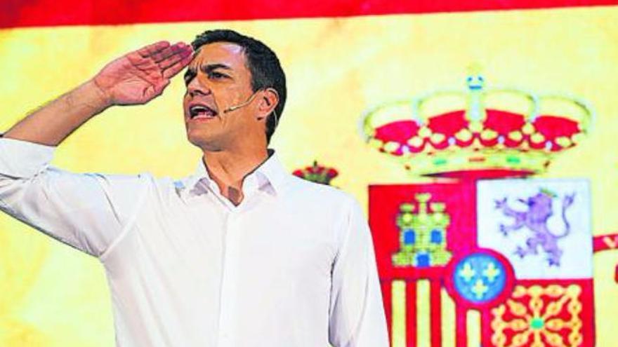 Sánchez, eufórico, siente la remontada