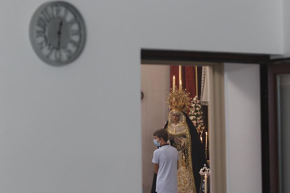 La Virgen de la Soledad ya está en la parroquia de Guadalupe