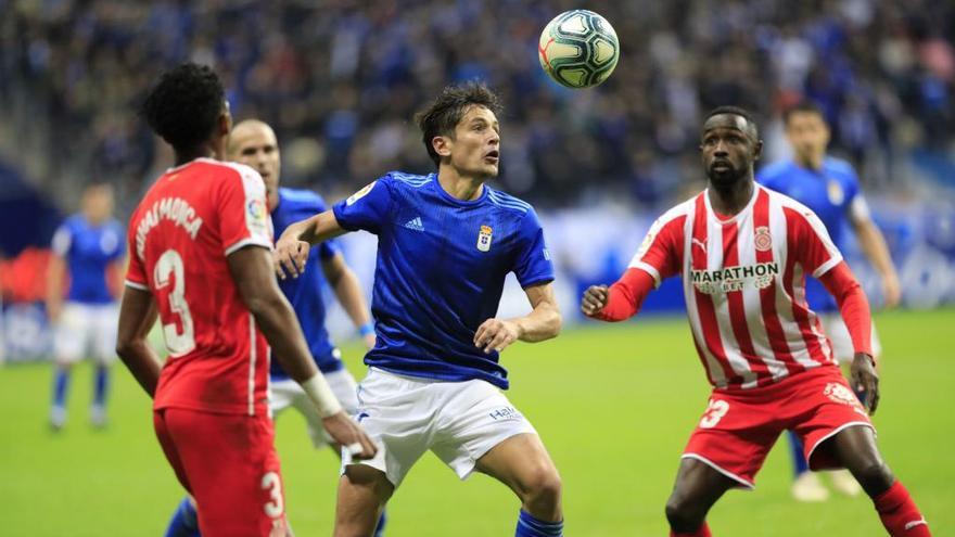 Dimanka, en el partit al camp de l&#039;Oviedo