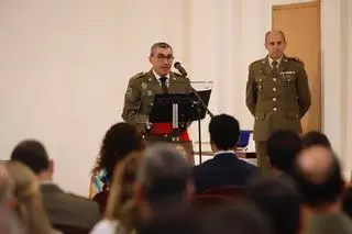 Acto de imposición del fajín al general de brigada cordobés Antonio Bernal